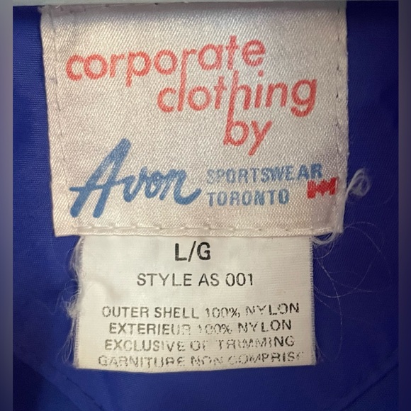 Unisex Avon sportswear Toronto jacket Official Pow Wow festival Blue size Large - Picture 11 of 11